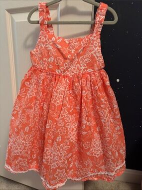 Sigrid Olsen Coral Floral Sundress for Girls